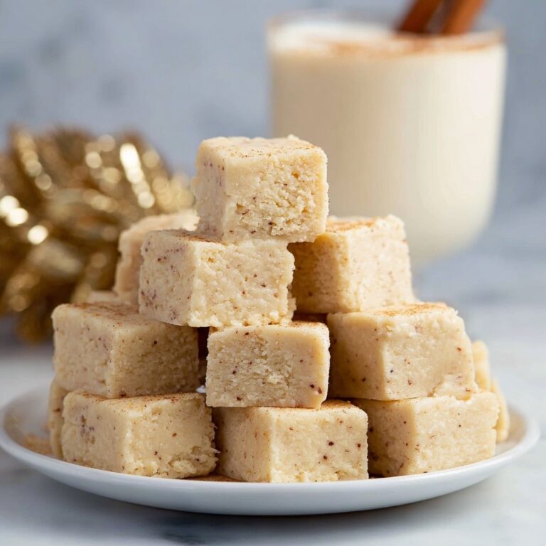 Easy Eggnog Fudge Recipe