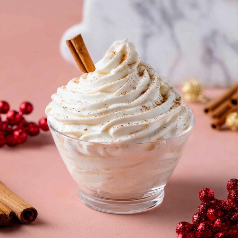Eggnog Whipped Cream Recipe