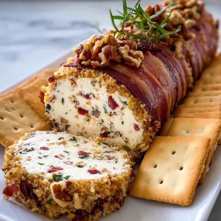 Million Dollar Bacon Goat Cheese Appetizer Log Recipe