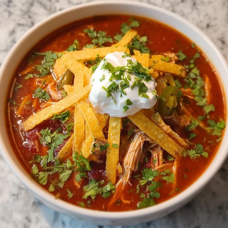 Easy Chicken Tortilla Soup Recipe