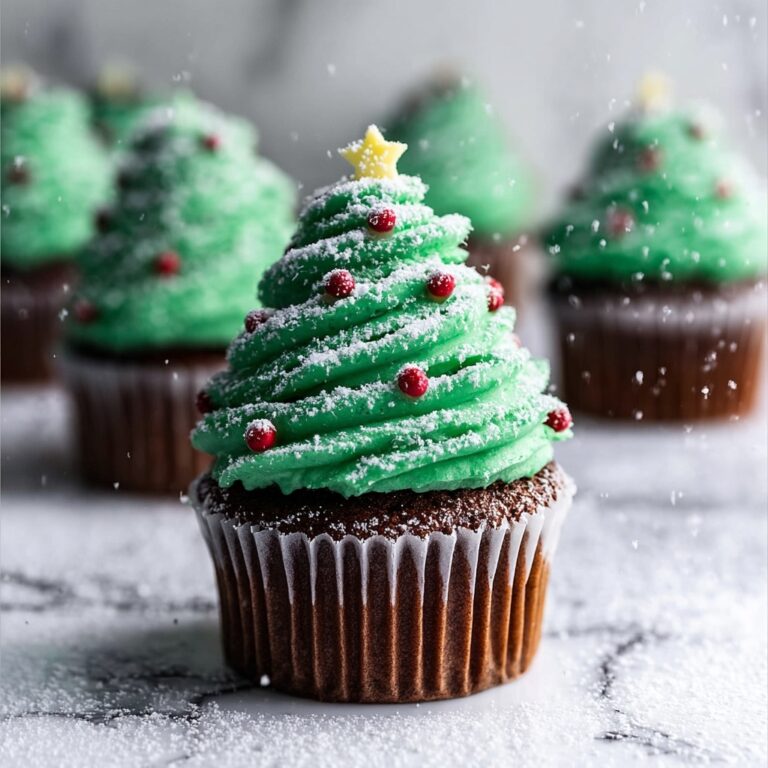 Christmas Tree Cupcakes Recipe