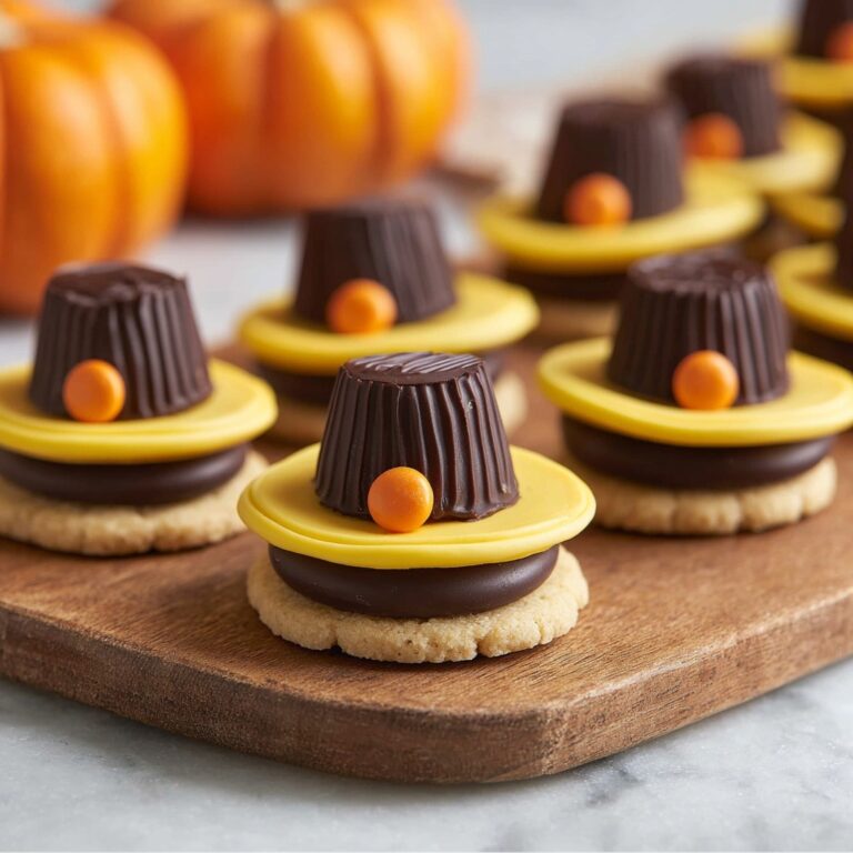 No Bake Pilgrim Hat Cookies Recipe