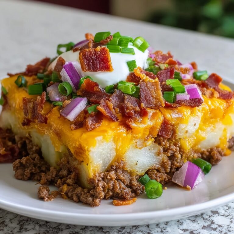 Loaded Beef & Potato Casserole: A Comfort Food Delight! Recipe