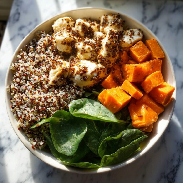 Maple Dijon Chicken Bowl with Roasted Sweet Potatoes Recipe
