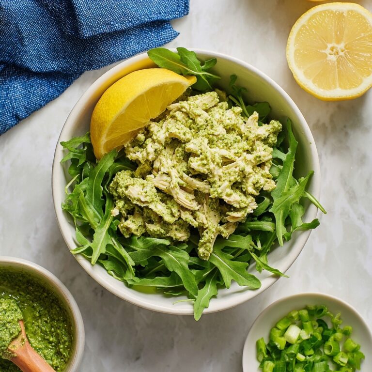 Simple Pesto Chicken Salad: 5-Minute High-Protein Lunch Recipe