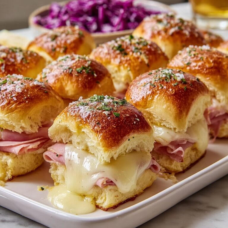 Ham and Swiss Hawaiian Roll Sliders Recipe