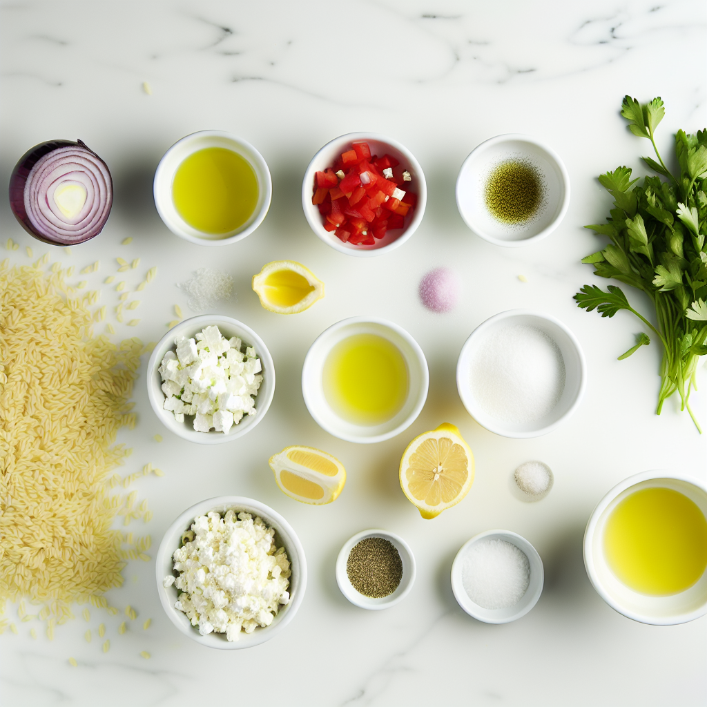 Orzo Lemon Salad Recipe - Recipe Image