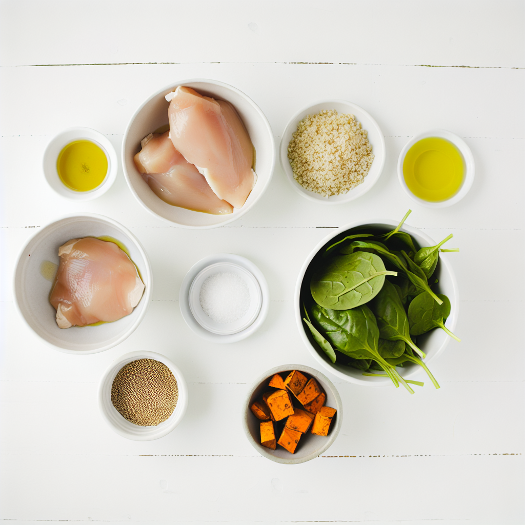 Maple Dijon Chicken Bowl with Roasted Sweet Potatoes Recipe - Recipe Image