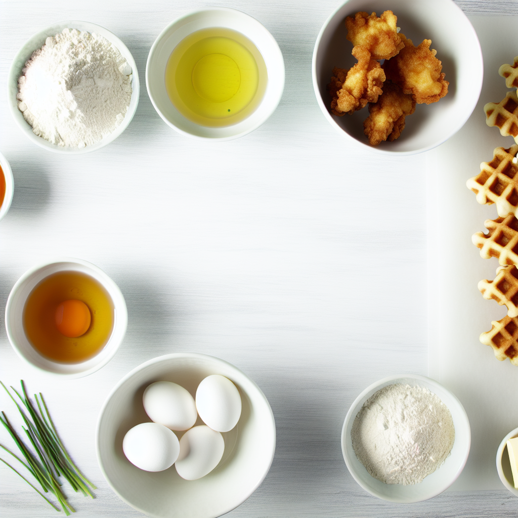 Crispy Chicken Waffles Delight Recipe - Recipe Image