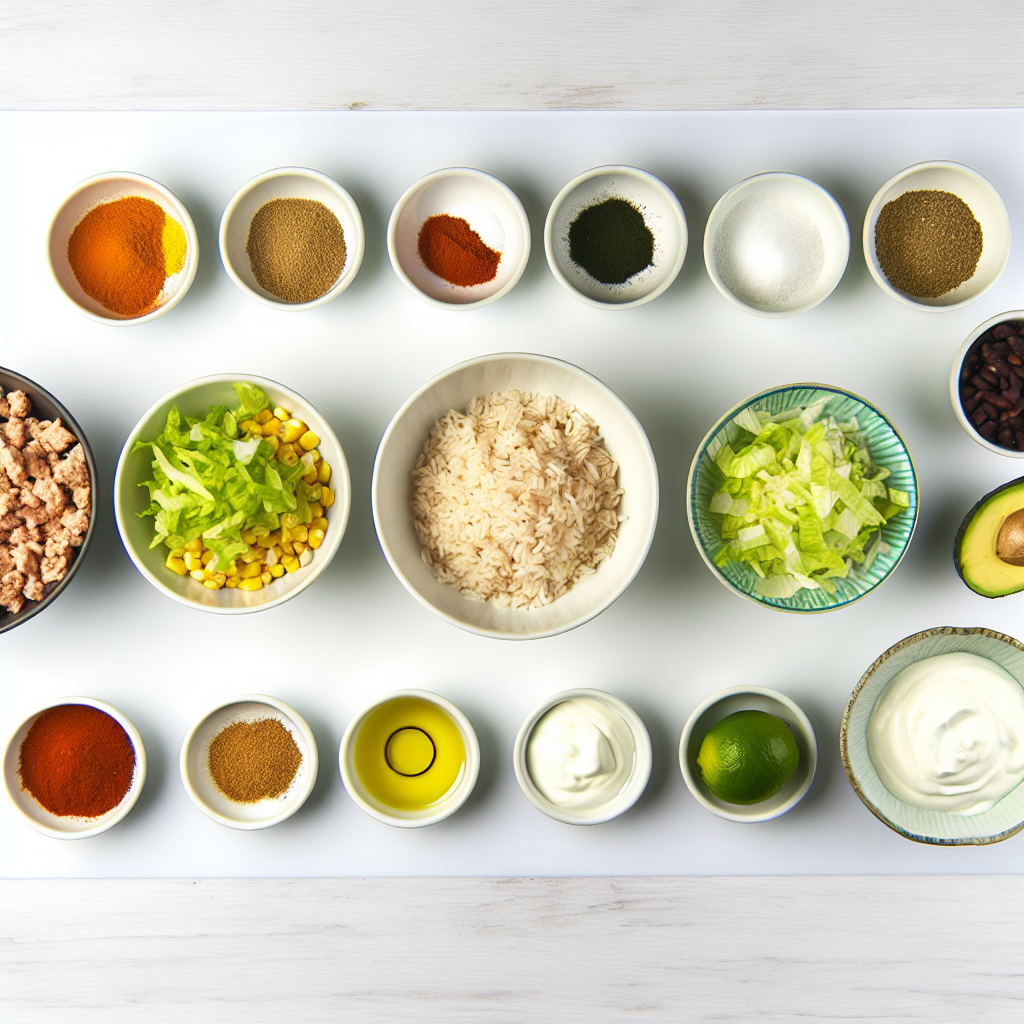 Healthy Turkey Taco Bowl – Easy, High-Protein Meal Recipe - Recipe Image