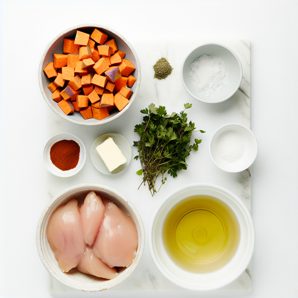 Chicken and Sweet Potato Skillet Recipe - Recipe Image