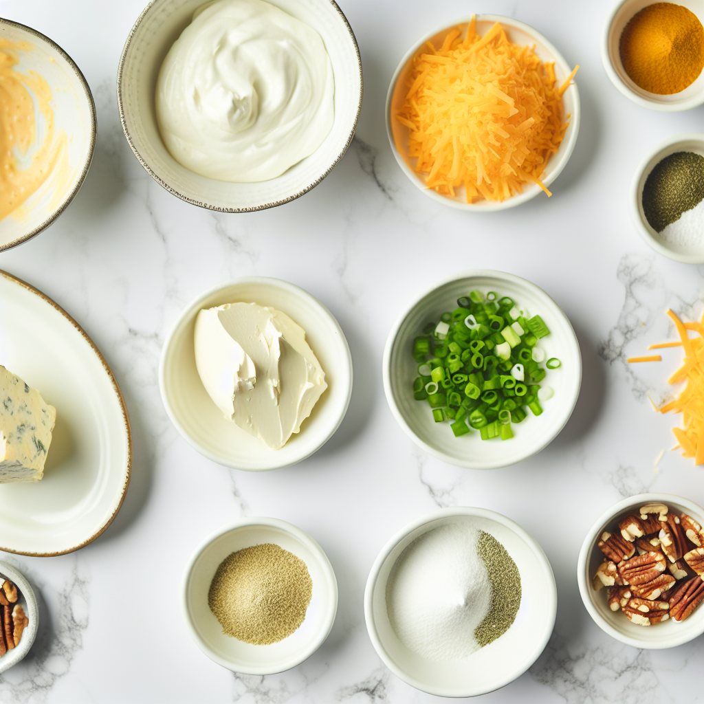 Easy Cheese Ball Party Snack Recipe - Recipe Image