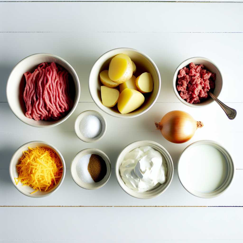 Loaded Beef & Potato Casserole: A Comfort Food Delight! Recipe - Recipe Image