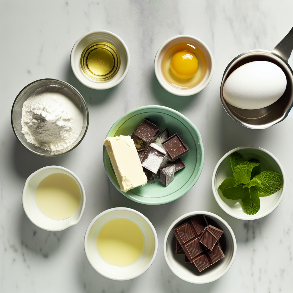 Irish Mint Brownies Recipe - Recipe Image