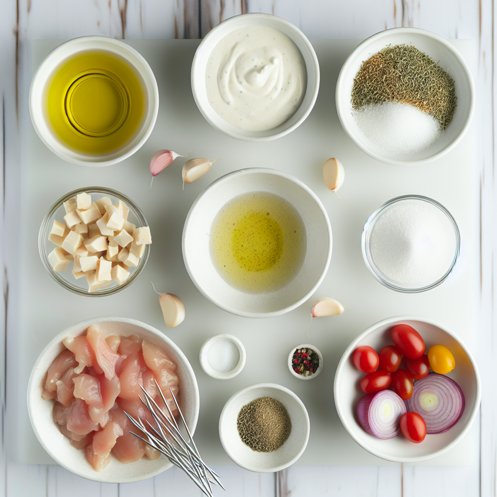 Ranch Garlic Parmesan Chicken Skewers Recipe - Recipe Image