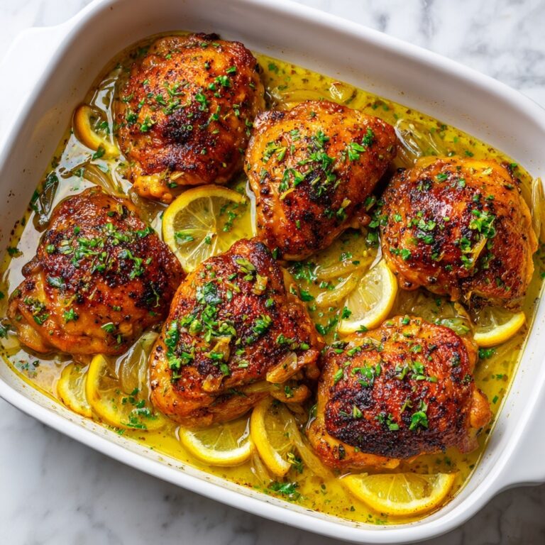 Lemon Baked Chicken Thighs Recipe