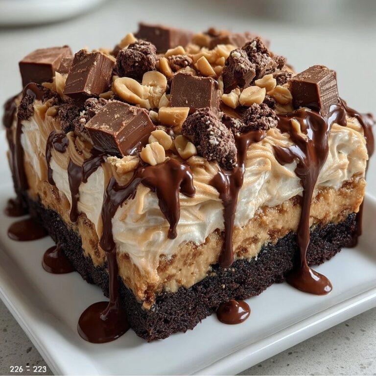 Chocolate Peanut Butter Earthquake Cake – Gooey, Rich & Easy Dessert Recipe