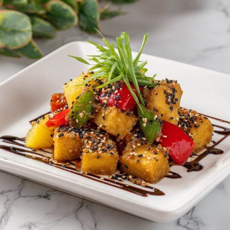 Quick & Easy Hawaiian Tofu Sheet Pan (Vegan) Recipe