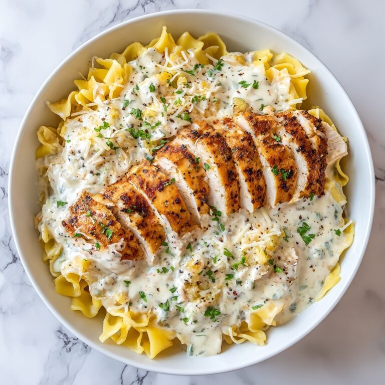 Skinny Low-Fat Chicken Fettuccine Alfredo Recipe