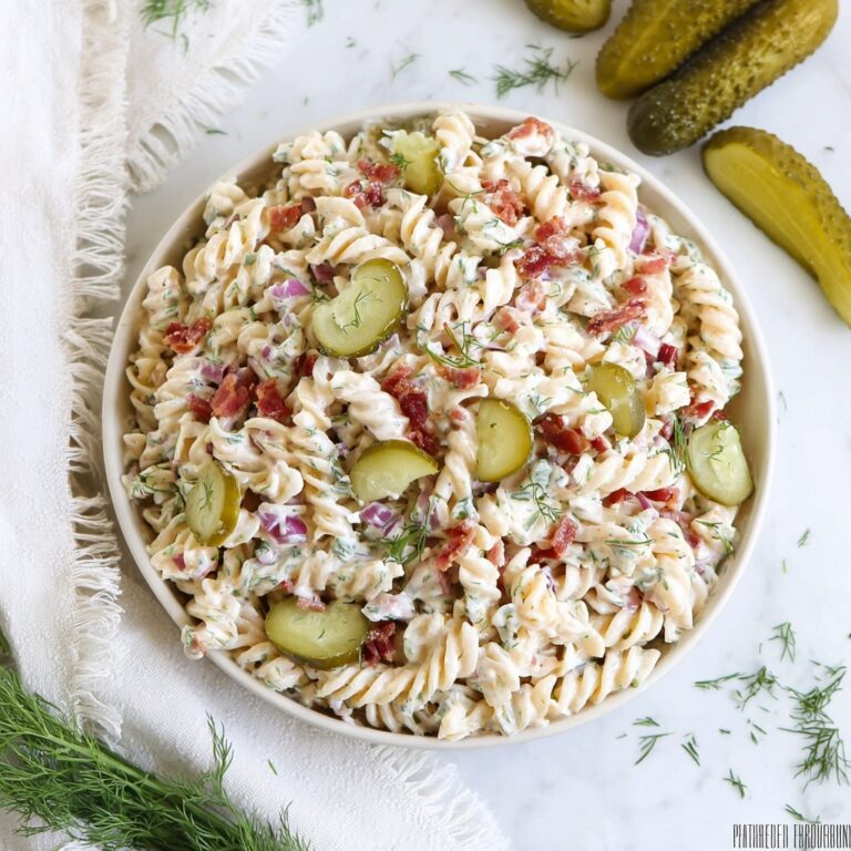 Dill Pickle Pasta Salad Recipe