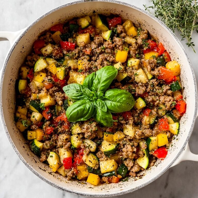 Low-Carb Italian Ground Turkey Skillet Recipe
