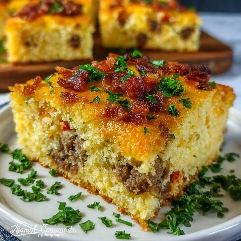 Hearty Southern Loaded Cornbread Casserole Recipe