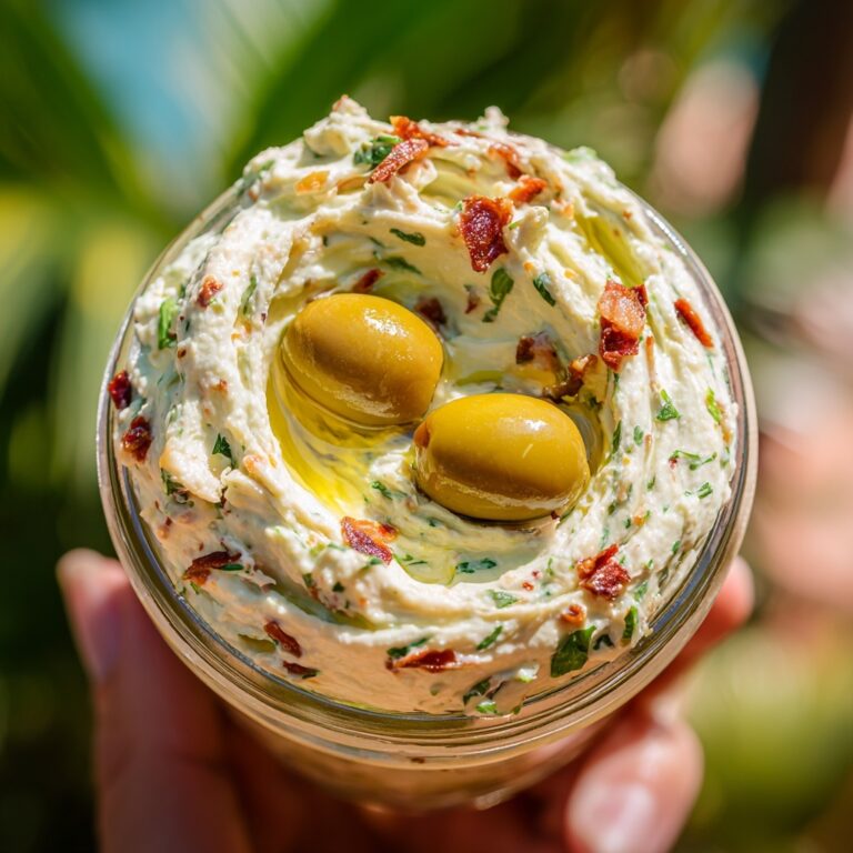 Olive Lovers’ Dream Dip – Creamy Feta & Green Olive Spread Recipe