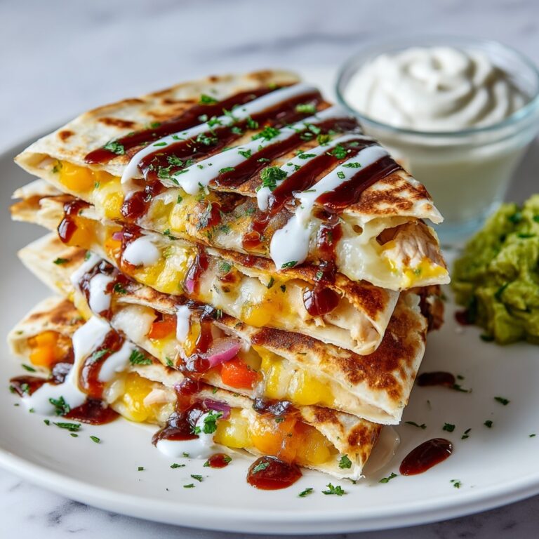Hot Honey BBQ Chicken Quesadillas: A Sweet and Spicy Delight Recipe
