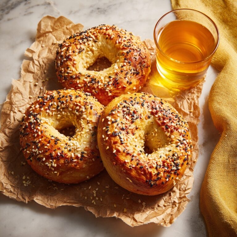 Fluffy 3-Ingredient Cottage Cheese Bagels Recipe