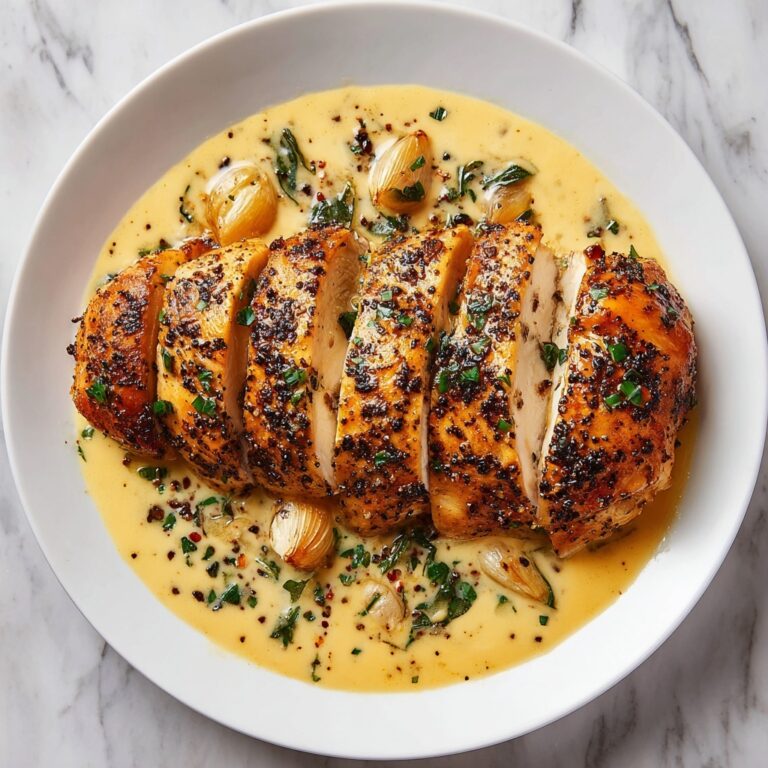 Chicken with Creamy Mustard Sauce Recipe