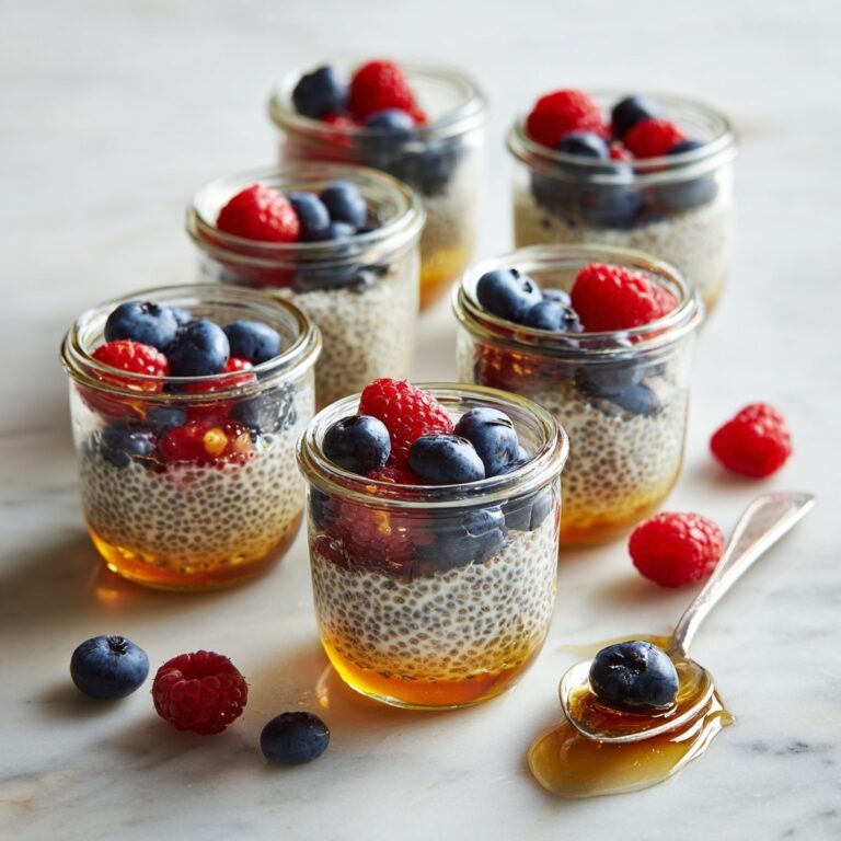 Chia Pudding with Honey & Berries Recipe