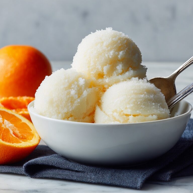 2 Ingredient Orange Sherbet Recipe