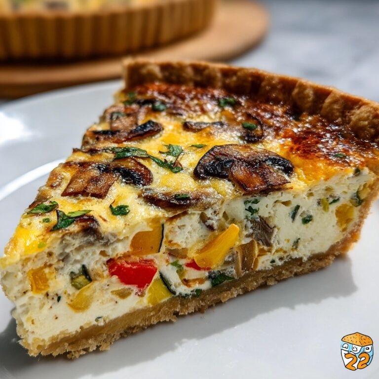 Simple Mixed Vegetable Quiche Recipe