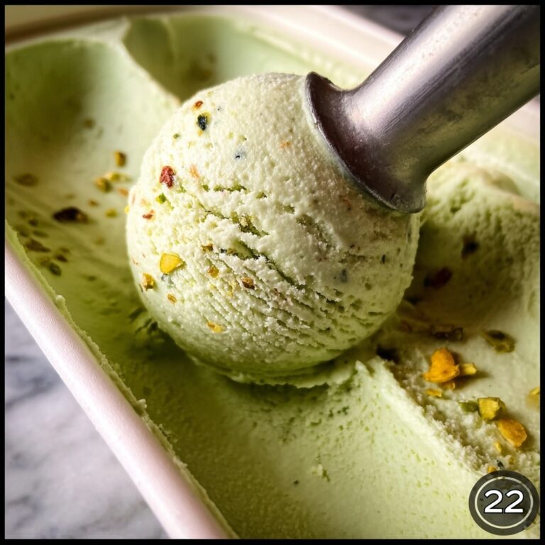 Creamy Pistachio Ice Cream (Homemade & Authentic) Recipe
