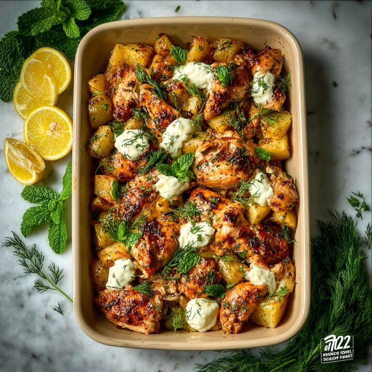 Harissa Chicken and Potatoes Recipe