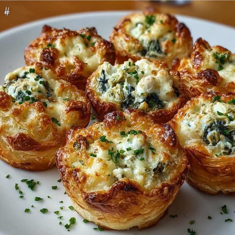 Cheesy Spinach Artichoke Dip Bites Recipe