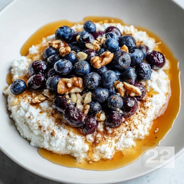 Baked Blueberry Cottage Cheese Breakfast Bowls Recipe