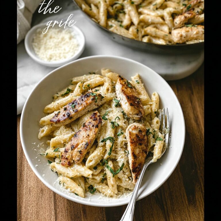 Creamy Garlic Parmesan Chicken Pasta Recipe