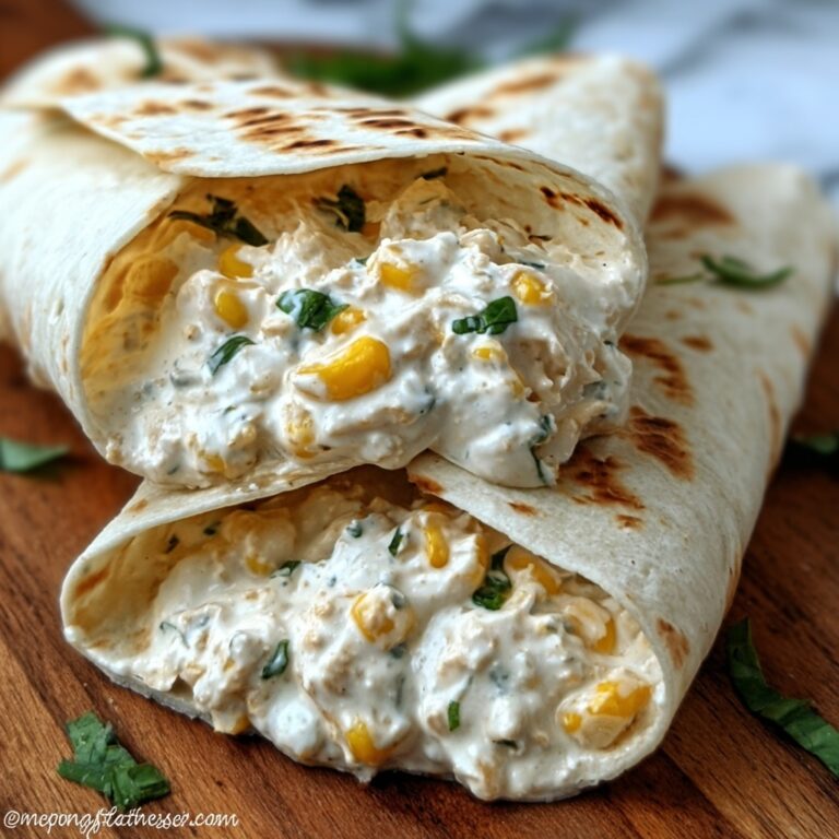 Cheesy Garlic Chicken Wraps Recipe