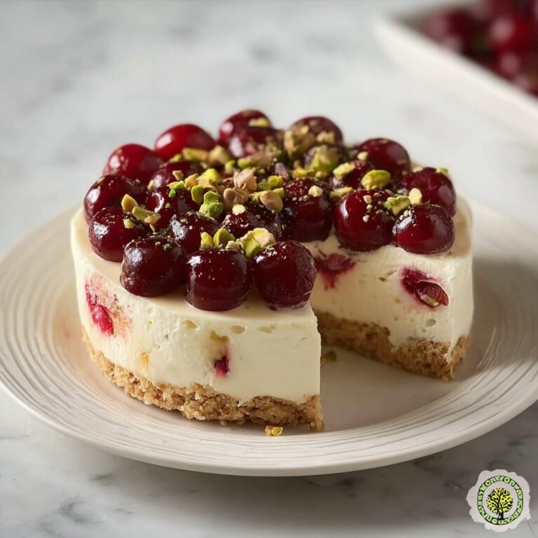Luscious Lemon-Lime Cherry Pistachio Cheesecake Recipe