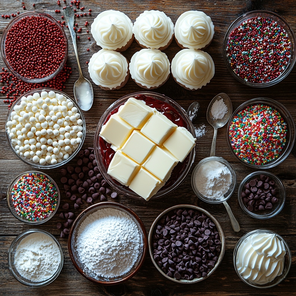 4 boneless skinless chicken breasts raw, plump and pale pink, arranged neatly in a row; 4 tablespoons golden garlic butter in a small glass bowl, smooth and shiny; 2 medium zucchinis sliced into bright green rounds with a fresh sheen, scattered artistically; 1 cup fresh yellow corn kernels piled in a small white ramekin with some kernels spilled around; small bunch of fresh parsley with vibrant green leaves, placed delicately nearby; sprinkling of coarse salt and cracked black pepper crystals scattered lightly on a clean white surface; natural daylight casting soft shadows emphasizing textures and freshness, minimalist rustic kitchen vibe, clean background emphasizing colors and details, overhead shot, top down view, flat lay photography, professional food styling --ar 1:1 --q 2 --s 750 --v 6.1