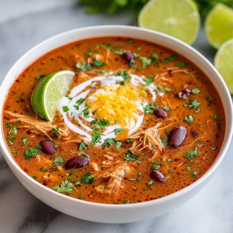 Slow Cooker High-Protein Chicken Taco Soup Recipe