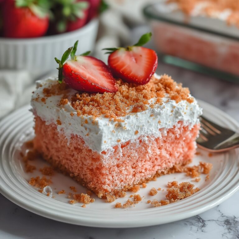 Strawberry Crunch Cake Recipe