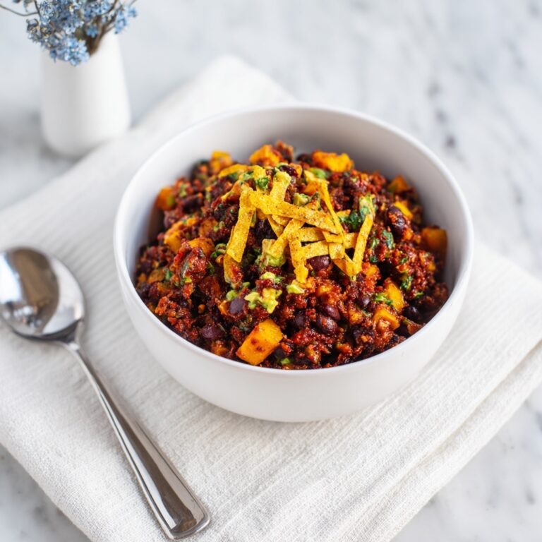 Homemade Butternut Squash Chili Recipe