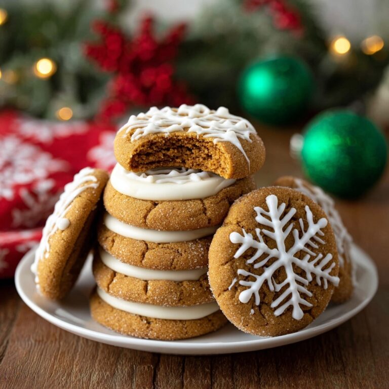 Gingerbread Cheesecake Cookies Recipe