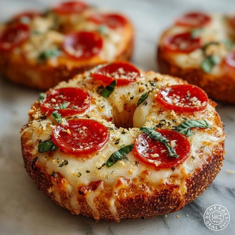 Air Fryer Pizza Bagels Recipe