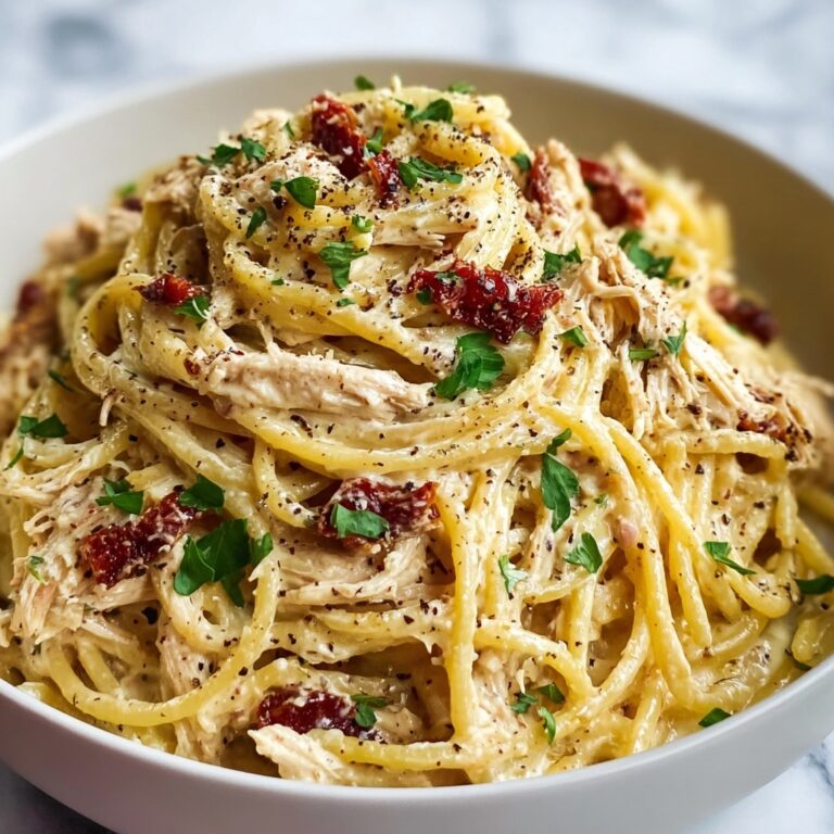 Creamy Crockpot Chicken Spaghetti Recipe