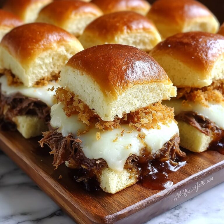 Easy French Dip Sliders Recipe