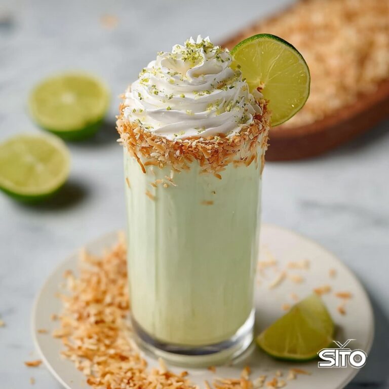 Creamy Coconut Key Lime Pie Smoothie Recipe