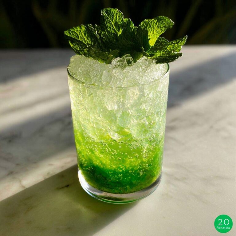 St Patrick’s Day Green Irish Whiskey Cocktail Recipe